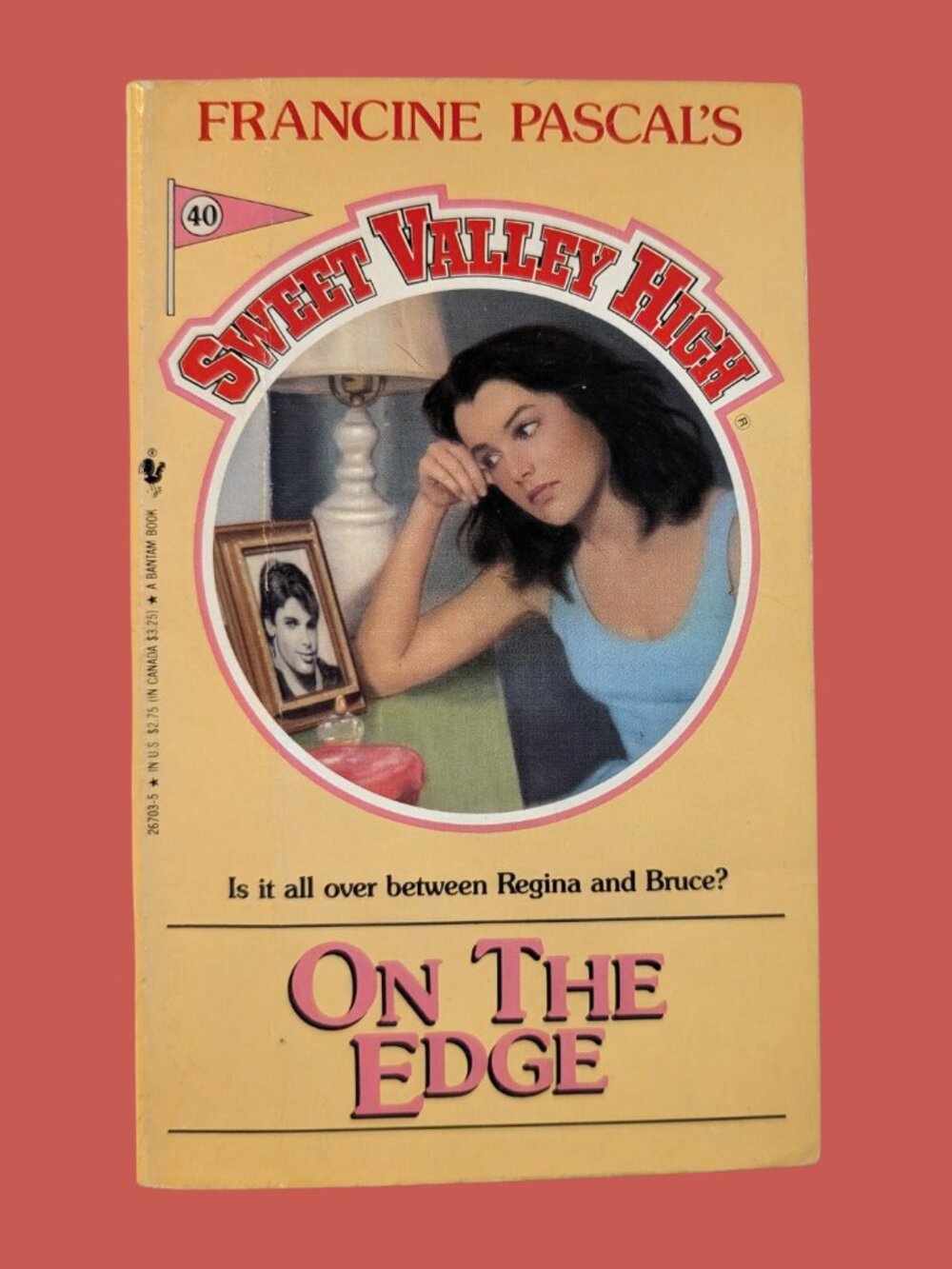 5/$20 Sweet Valley High #40 On the Edge (Fan Favorite) Vintage 1988 Bantam
